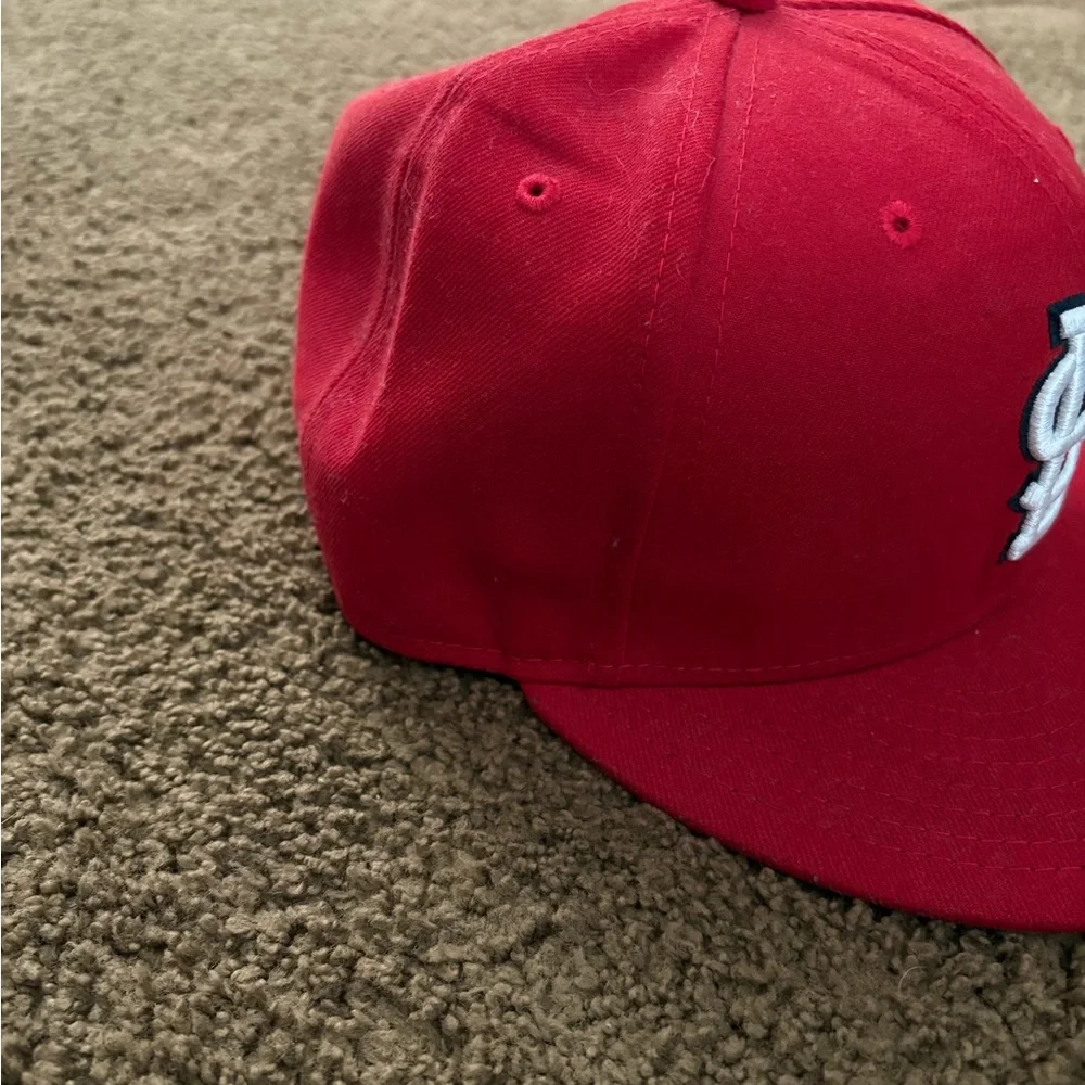 Red Baseball Cap - Picture 3 of 6